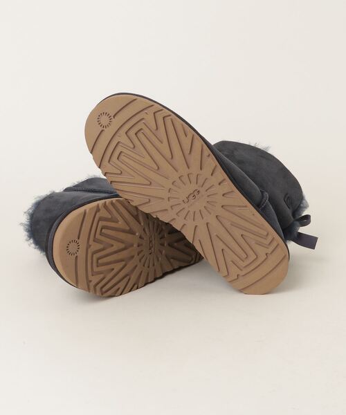 「UGG」 ムートンブーツ 25cm ネイビー レディース_画像3
