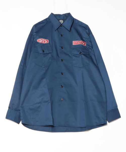 DOGTOWN ショートパンツと長袖シャツ セット DOGTOWN シャツ DOGTOWN/ドッグタウン DST WORK SHIRT ワーク
