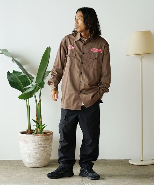 DOGTOWN（ドッグタウン） シャツ DST WORK SHIRT ワークシャツ 長袖