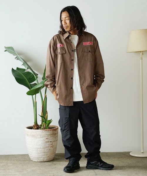 DOGTOWN（ドッグタウン） シャツ DST WORK SHIRT ワークシャツ 長袖