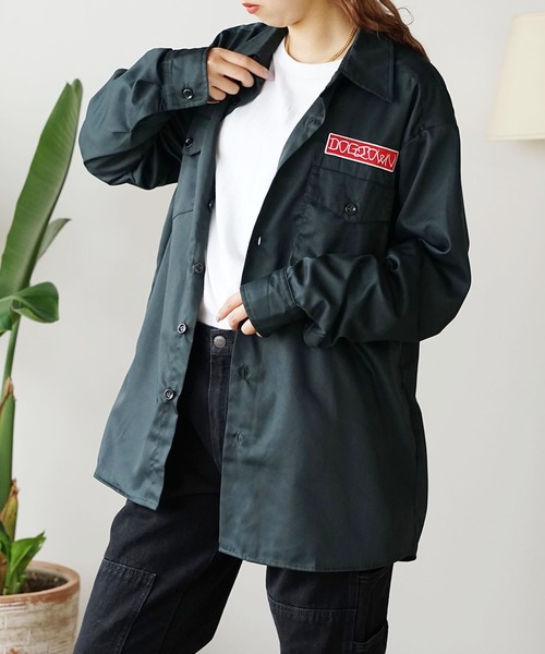 DOGTOWN シャツ DOGTOWN/ドッグタウン DST WORK SHIRT ワーク