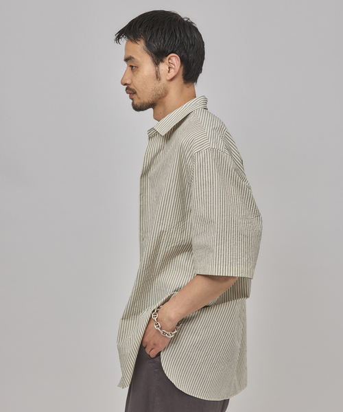 格安SALEスタート！ EDIFICE シャツ ETS.MATERIAUX(マテリオ) フレンチワーク トップス