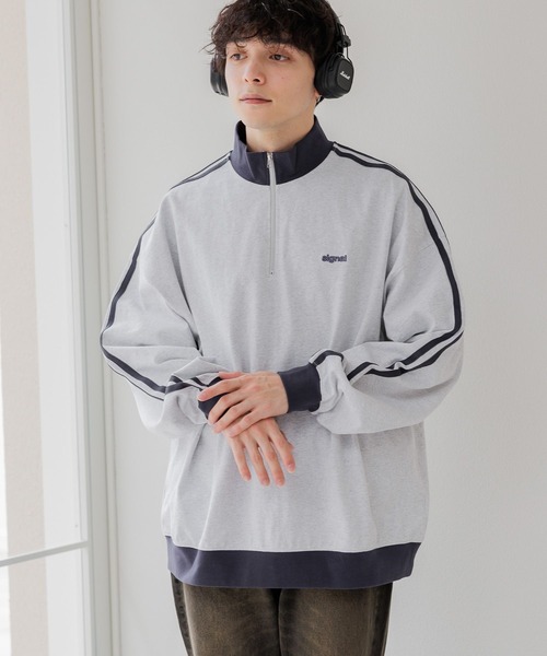 「SIGNAL SPORTS」 長袖Tシャツ MEDIUM ダークグレー メンズ