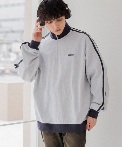 「SIGNAL SPORTS」 長袖Tシャツ MEDIUM ダークグレー メンズ