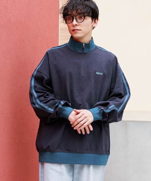 「SIGNAL SPORTS」 長袖Tシャツ MEDIUM ダークグレー メンズ