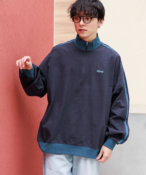 「SIGNAL SPORTS」 長袖Tシャツ MEDIUM ダークグレー メンズ