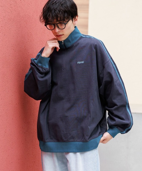 「SIGNAL SPORTS」 長袖Tシャツ MEDIUM ダークグレー メンズ