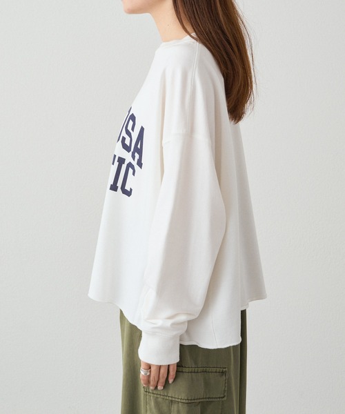 pual ce cin tシャツ インレイショートプルオーバー レディース