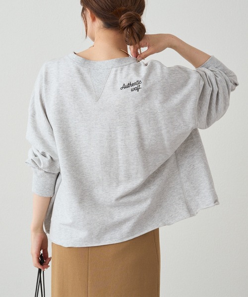 pual ce cin tシャツ インレイショートプルオーバー レディース