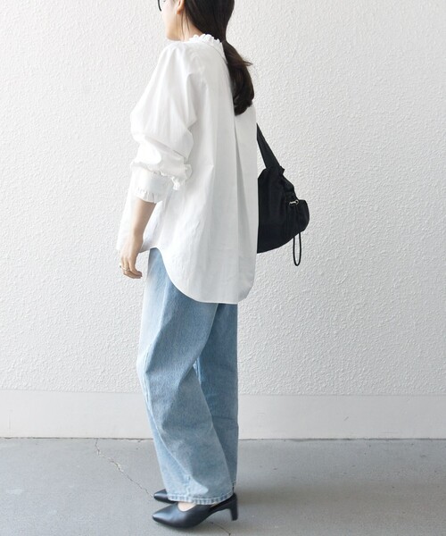「SHIPS any」 長袖ブラウス ONE SIZE ベージュ レディース SHIPS any 「SHIPS any」 長袖ブラウス ONE SIZE ベージュ