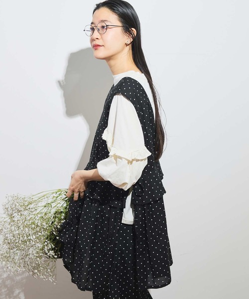 fig London ブラウス シャツ CottonCupra lawn 2way blouse