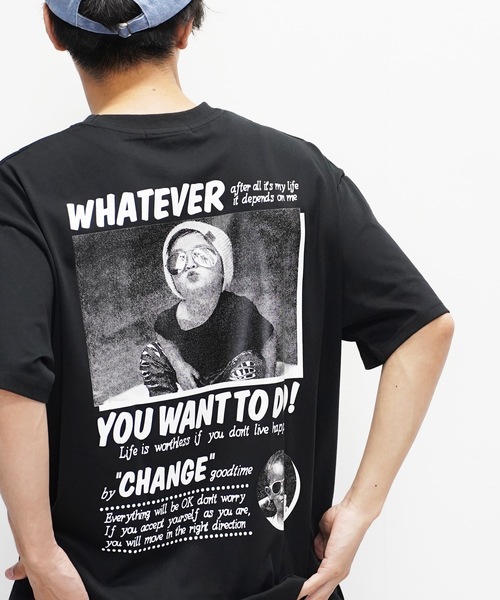 GBH グラフィックプリント Tシャツ ブラック Beno（ビーノ） tシャツ グラフィックプリントTシャツ メンズ