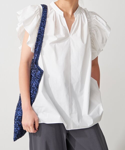 「Spick & Span」 ノースリーブブラウス FREE ホワイト レディース Spick＆Span 「Spick & Span」 ノースリーブブラウス FREE