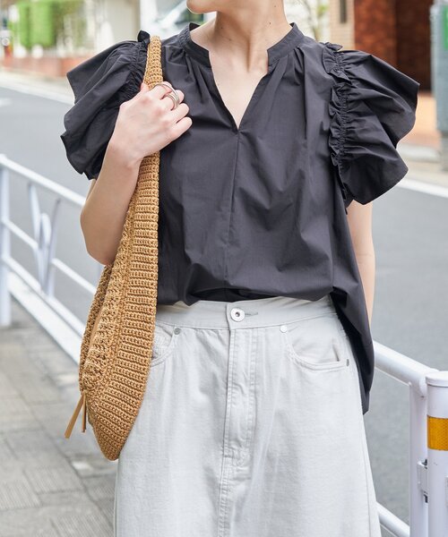 「Spick & Span」 ノースリーブブラウス FREE ホワイト レディース Spick＆Span 「Spick & Span」 ノースリーブブラウス FREE