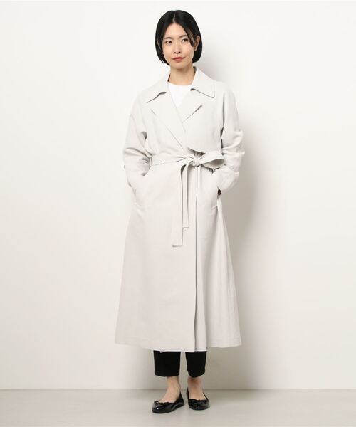 白トレンチコート FRAY I.D（フレイ・アイディー） トレンチコート 1 ホワイト