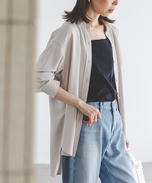 「NOBLE」 長袖シャツ FREE ベージュ レディース