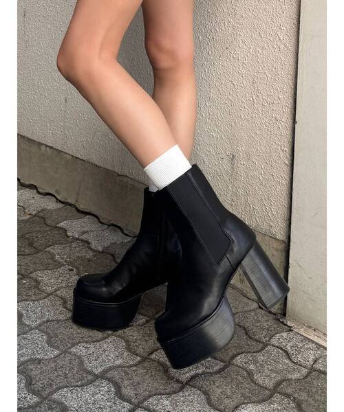 EMODA Lサイズ ラウンドサイドゴアブーツ EMODA（エモダ） ブーツ ラウンドサイドゴアブーツ レディース