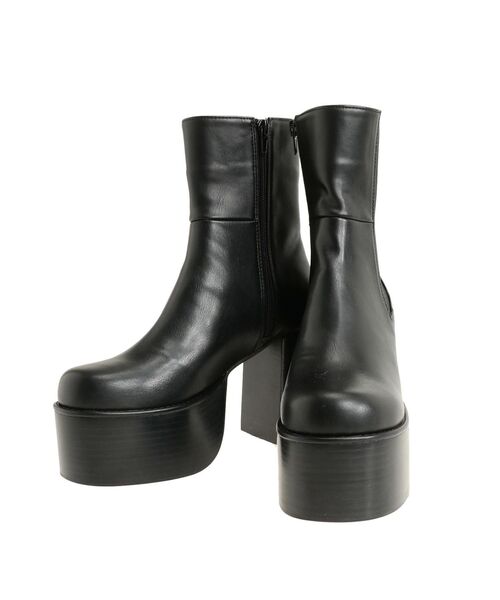 EMODA（エモダ） ブーツ ラウンドサイドゴアブーツ レディース