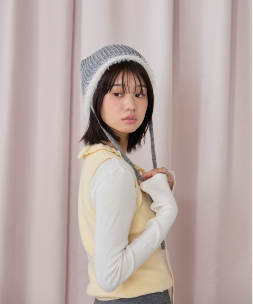 kaorinomori（カオリノモリ） ニット帽 ニットキャップ アールニット