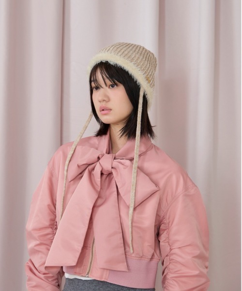 kaorinomori（カオリノモリ） ニット帽 ニットキャップ アールニット