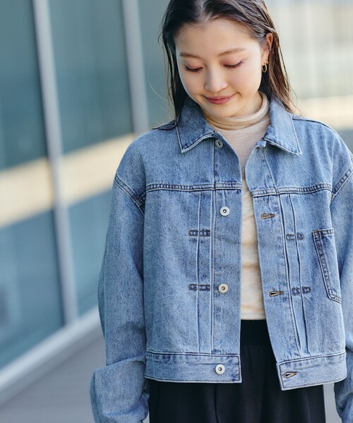 BEAMS HEART（ビームス ハート） デニムジャケット gジャン クロップド