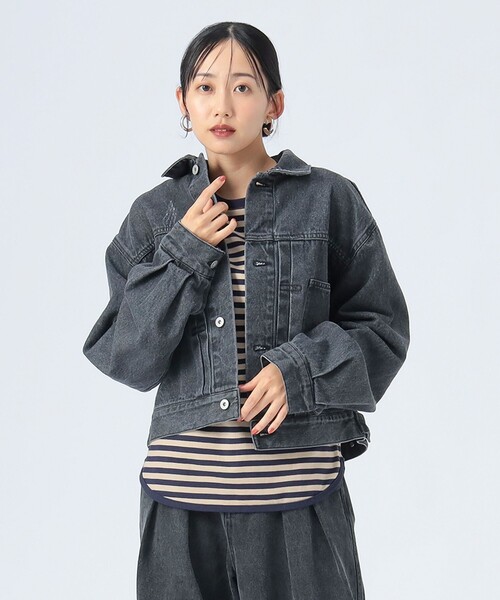 BEAMS HEART（ビームス ハート） デニムジャケット gジャン クロップド