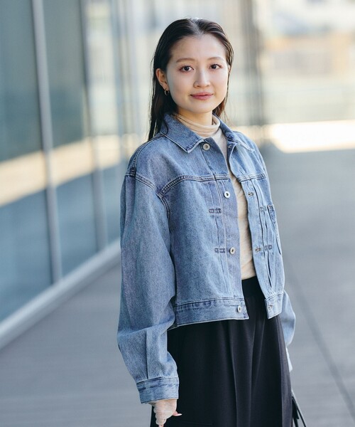 【美品】BEAMS　orSlow　レディース　デニムジャケット　Gジャン BEAMS BOY（ビームス ボーイ） デニムジャケット gジャン orSlow