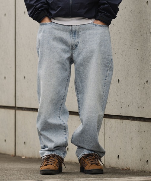 【専用】Levi's ストレートデニム ライトブルー Levi's 「Levi's」 加工デニムパンツ 28inch ライトブルー