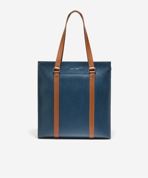 COLE HAAN メンズトートバッグ　ネイビー COLE HAAN ビジネスバッグ スローンコミュータートート mens