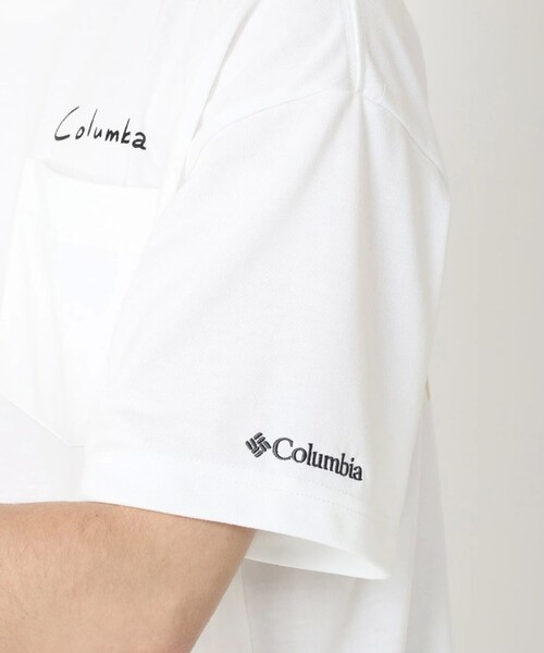 「Columbia」 半袖Tシャツ X-LARGE ホワイト メンズ