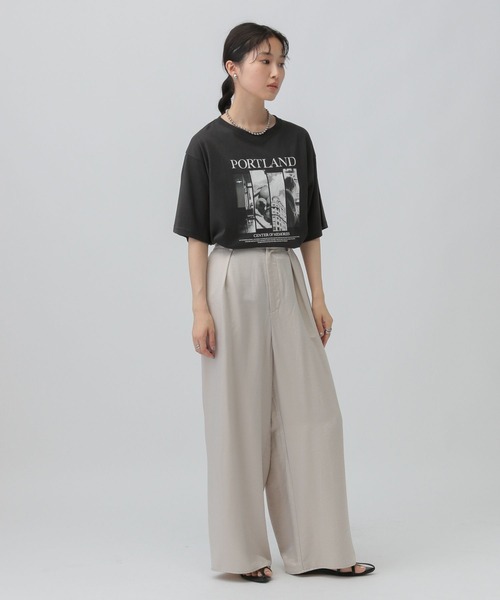 LEPSIM（レプシィム） tシャツ アソートBIGフォトT 583578 レディース