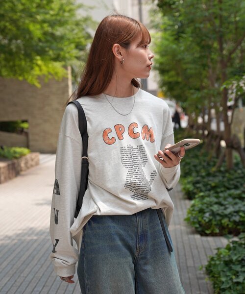 tシャツ 「ANYMAL」ロゴモチーフロンT レディース メンズ