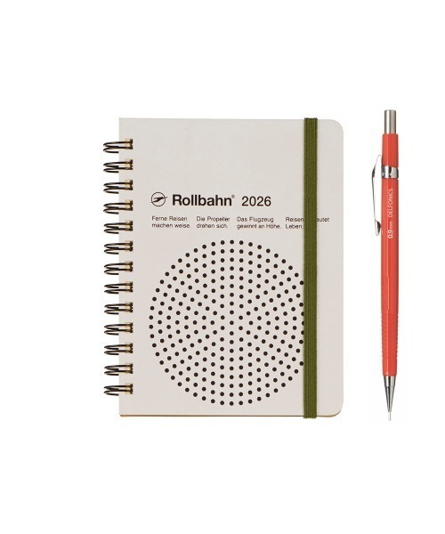Rollbahn 手帳 「2026年版／2025年10月始まり手帳」ロルバーン