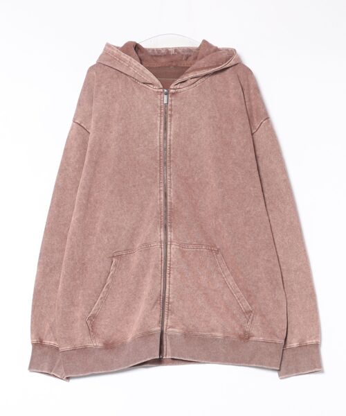 NEW GENTLEMAN パーカー ブラックアウトII ピグメント加工 オーバー