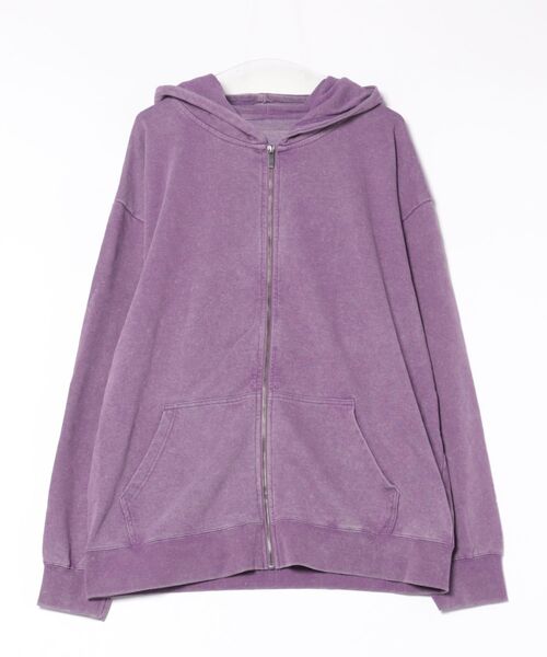 NEW GENTLEMAN パーカー ブラックアウトII ピグメント加工 オーバー