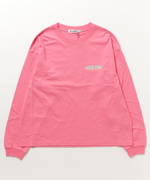 「MILKFED.」 長袖カットソー M ピンク レディース