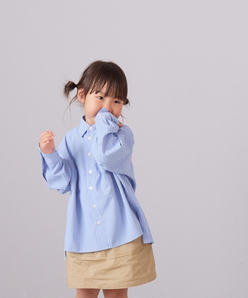 yoriストライプドットシャツ➕yori子供服フリルシャツセット約3万 Tops / yori – yori shirocon