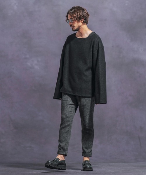 「Jih Nunc」 長袖ニット S レッド メンズ_画像8