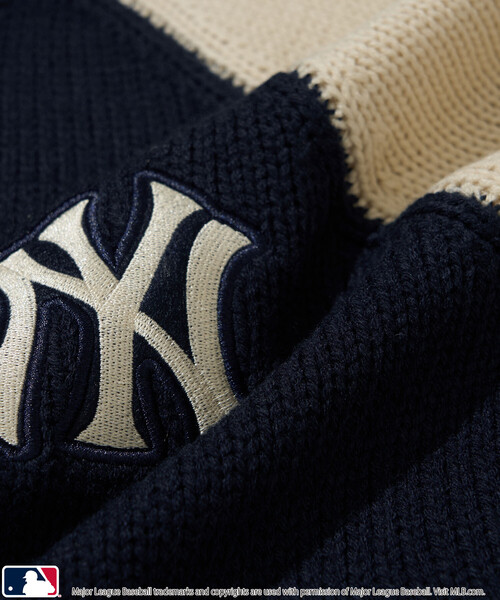 カーディガン MLB/メジャーリーグベースボール 別注 ZIP KNIT CARDIGANT/ジップニットカーディガン(限定展開) メンズ レディース | MLB | 21