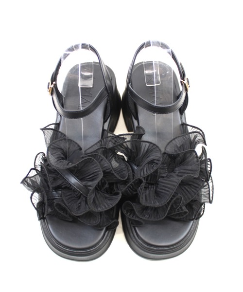 「VIVIAN」 フラットサンダル LL グレー レディース_画像5