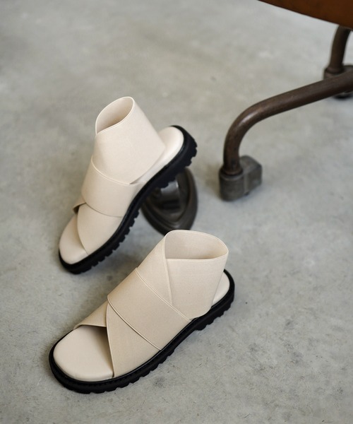 「SESTO」 フラットサンダル M ブラック レディース_画像4