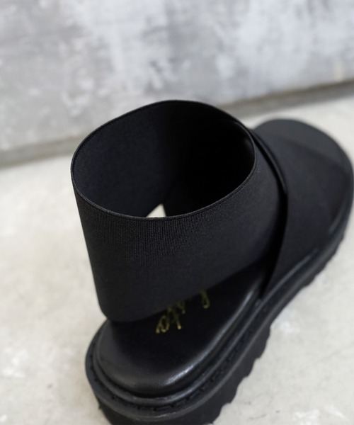 「SESTO」 フラットサンダル M ブラック レディース_画像5