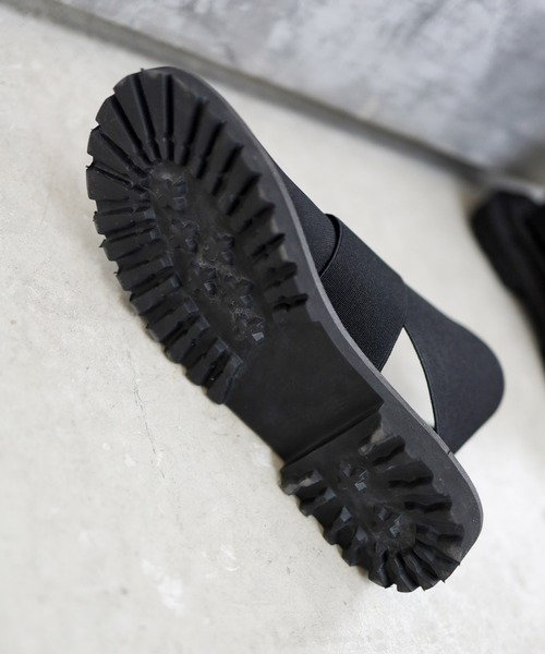 「SESTO」 フラットサンダル M ブラック レディース_画像6