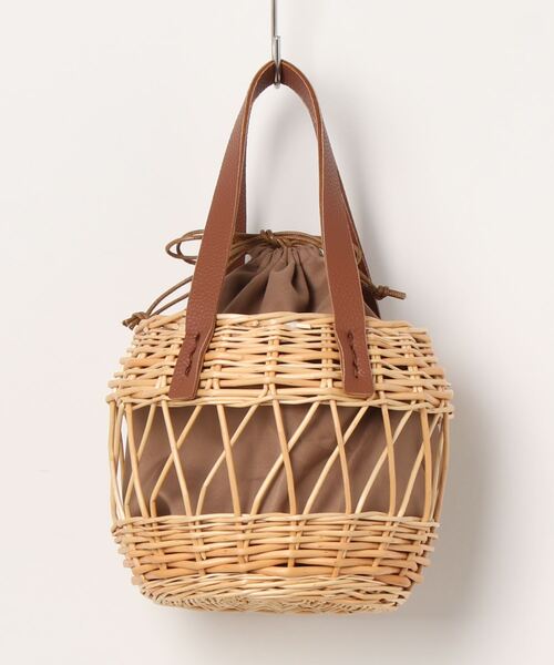 「emesuelee」 かごバッグ フリー ブラック レディース_画像6