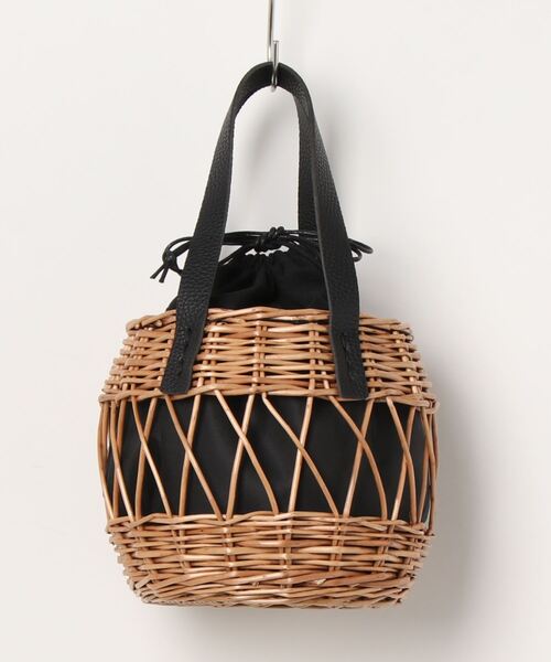 「emesuelee」 かごバッグ フリー ブラック レディース_画像7