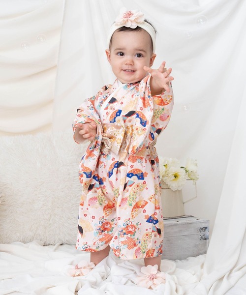SweetMommy（スウィートマミー） 着物 3WAY ちりめん 2ピースベビー