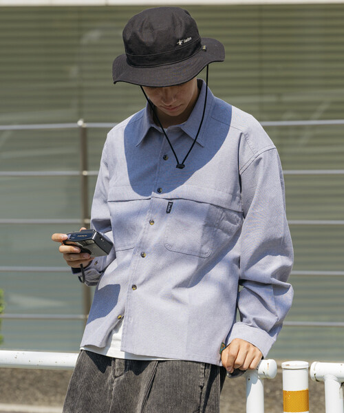 Fox 長袖シャツとパンツ セット グレー Foxfire（フォックスファイヤー）（メンズ）長袖Tシャツ ロンT TS EX