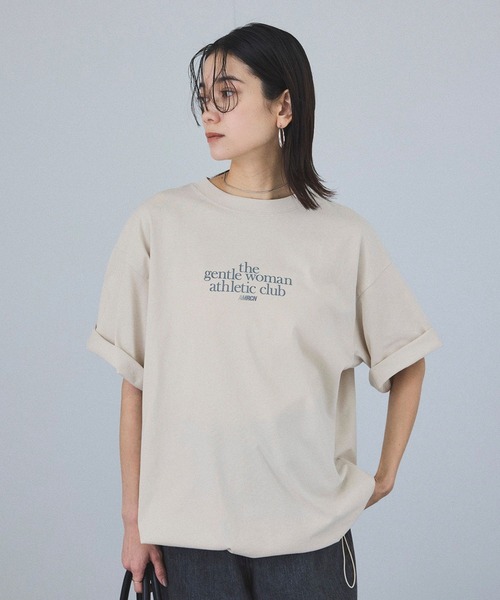 MINE×AMERICANA アメリカーナ 半袖Tシャツ MA-12 AMERICANA（アメリカーナ） 半袖Tシャツ FREE オフホワイト レディース