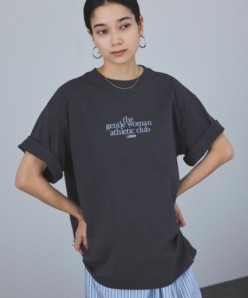 AMERICANA（アメリカーナ） 半袖Tシャツ FREE オフホワイト レディース