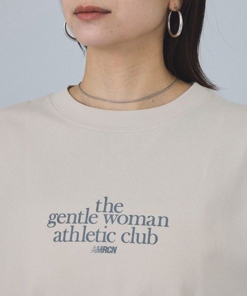 アメリカーナ　Tシャツ　ホワイト AMERICANA（アメリカーナ） 半袖Tシャツ FREE オフホワイト レディース